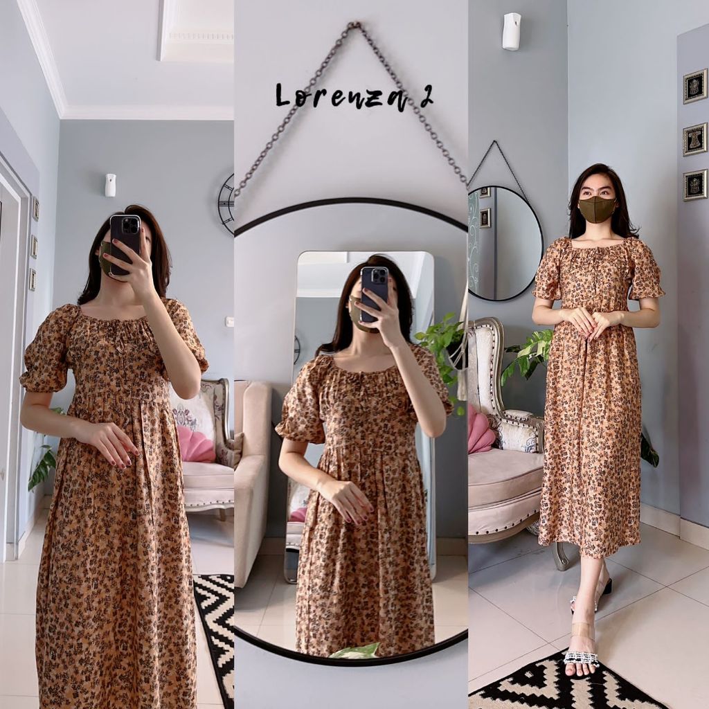 Daster Arab Fairuz LORENZA by Fairuz Ori Daster Rayon Dress Rayon