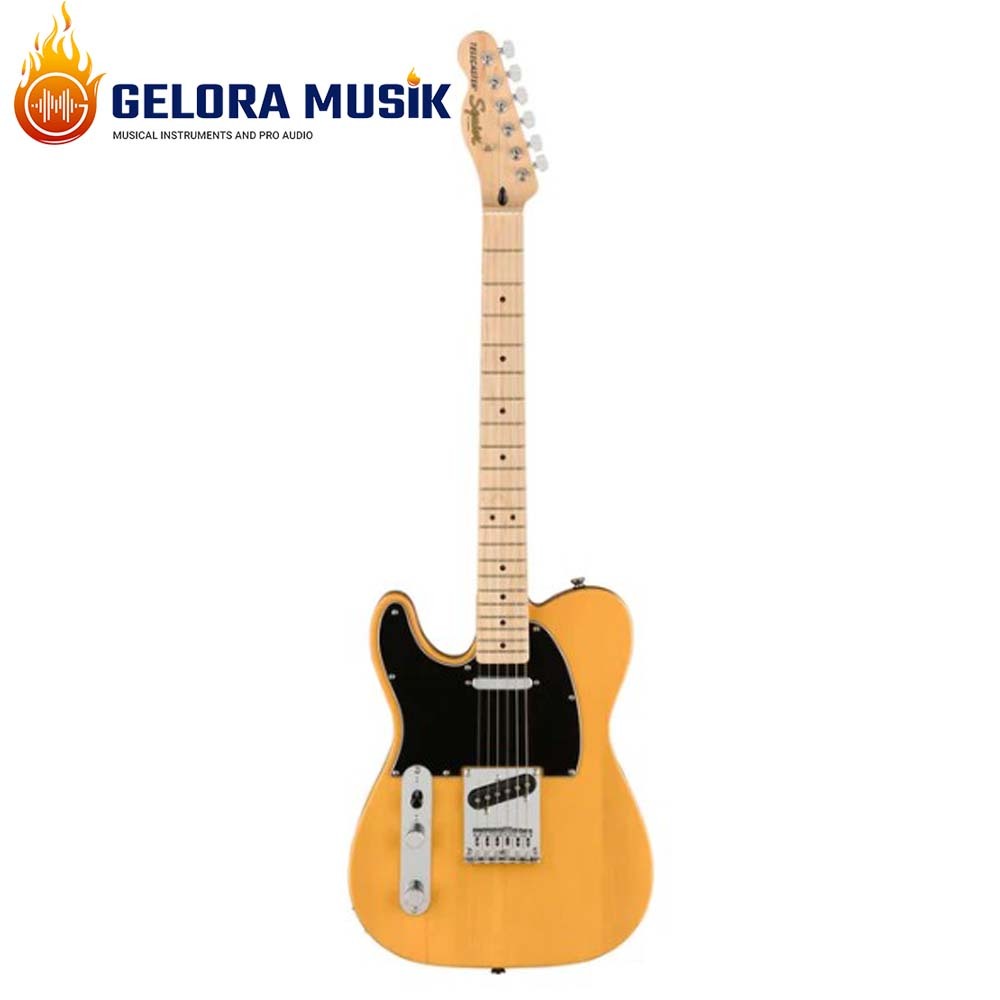 Gitar Elektrik Squier Affinity Series Telecaster Left-Handed, Maple FB, Butterscotch Blonde