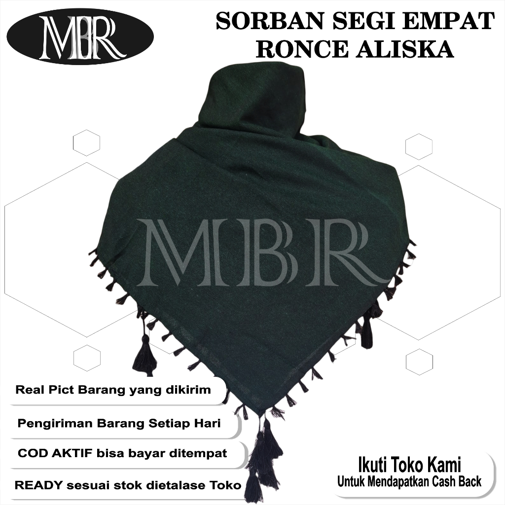 SORBAN TENUN SORBAN SHEMAGH SURBAN HAJI RONCE SORBAN ARAB
