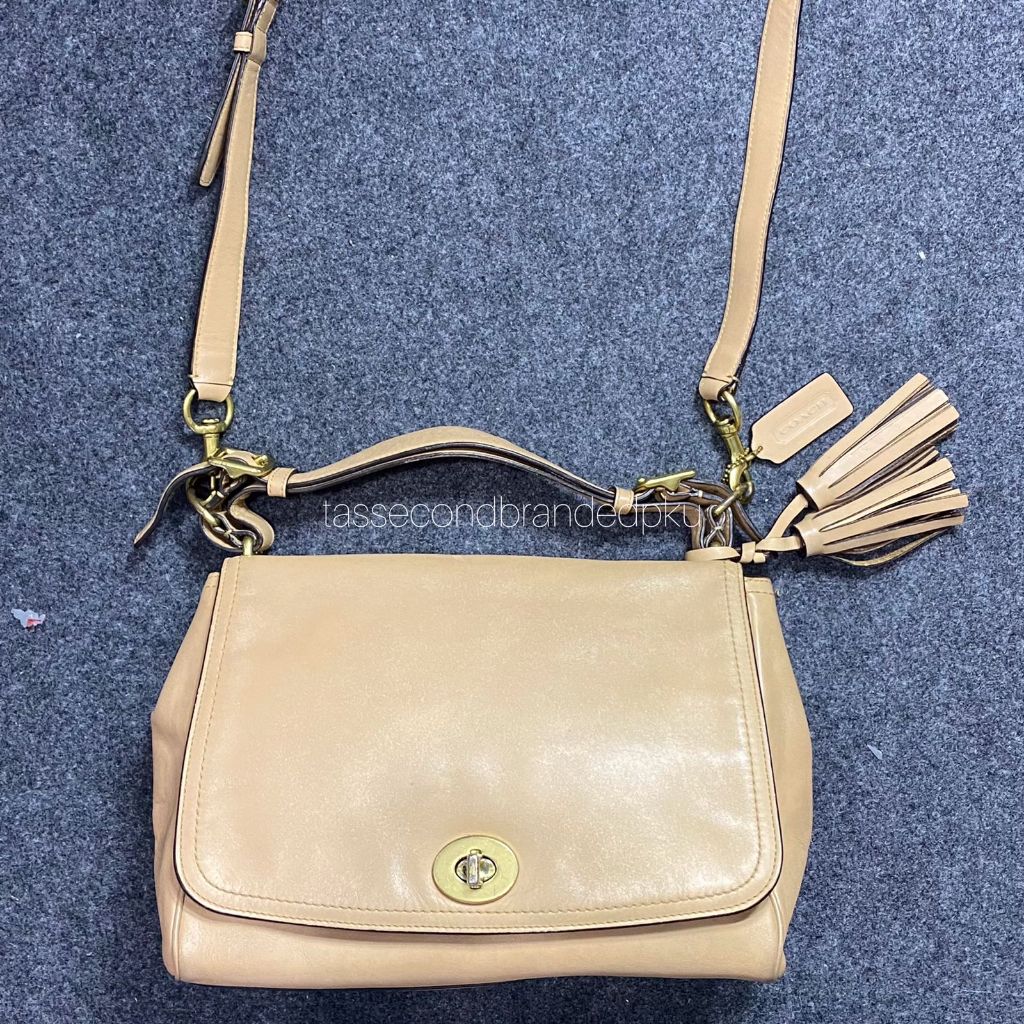 TAS SECOND COACH LEGACY LEATHER ROMY BROWN