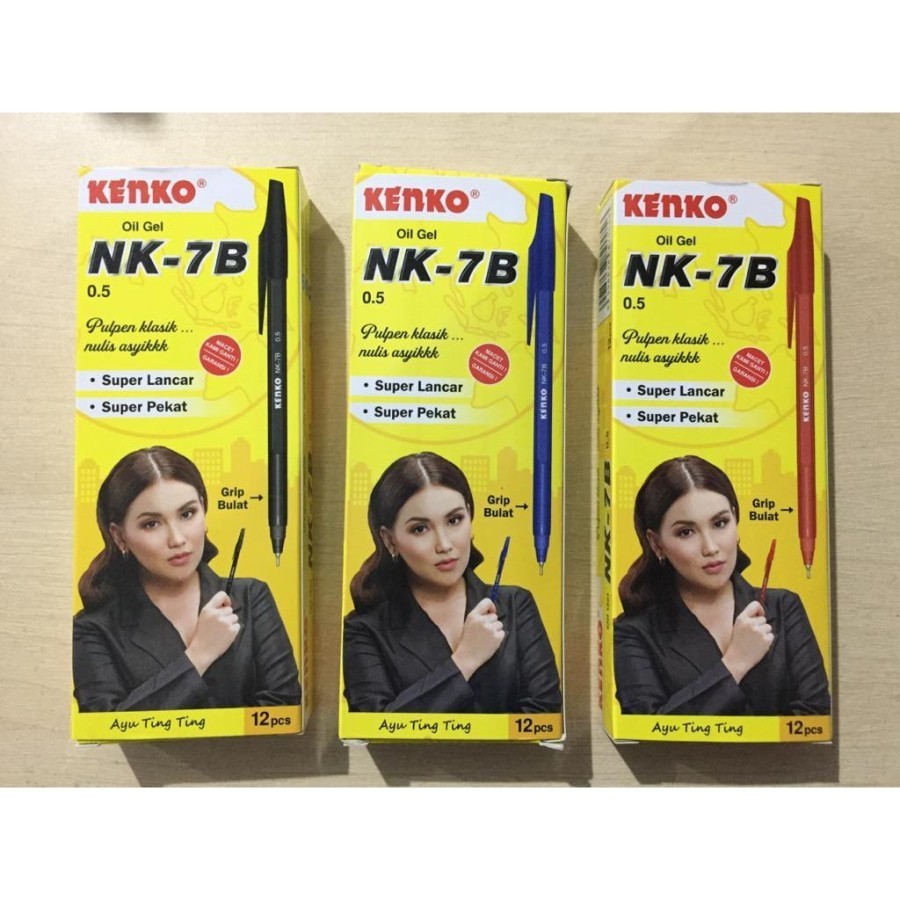 

Pen / Ballpoint Oil Gel Kenko NK-7B 0.5mm, per lsn