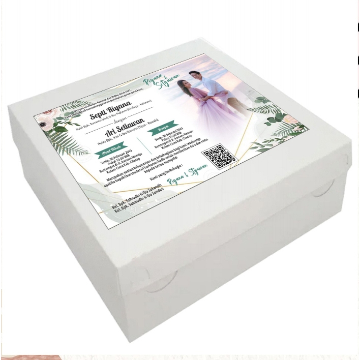 

Undangan Nasi Box / undangan Besekan / Undangan Sorogan / Kartu Undangan Sorogan / Cetak Undangan Besekan / cetak undangan sorogan