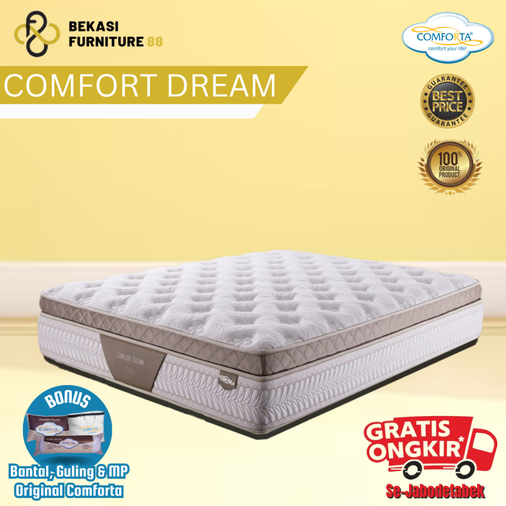 Hanya Kasur COMFORTA ( Comfort Dream ) Mattress Only ukuran 100,120,160,180,200x200