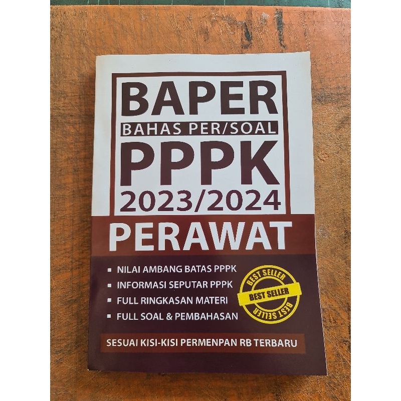 BAPER BAHAS PER SOAL PPPK 2023/2024 PERAWAT