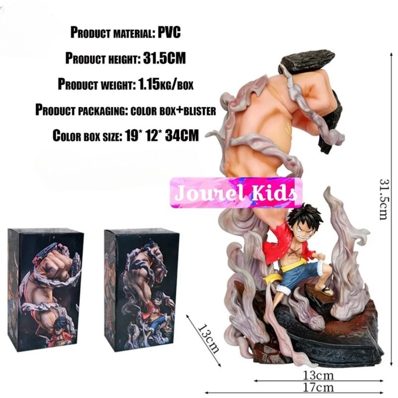 Action Figure Monkey D Luffy Son God Nika Big Fist Gear 3 One Piece