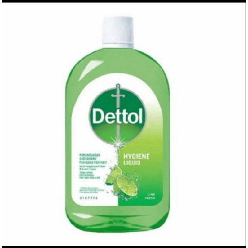 Dettol Hygiene Liquid Lime Fresh 200 ml - Cairan Disinfektan
