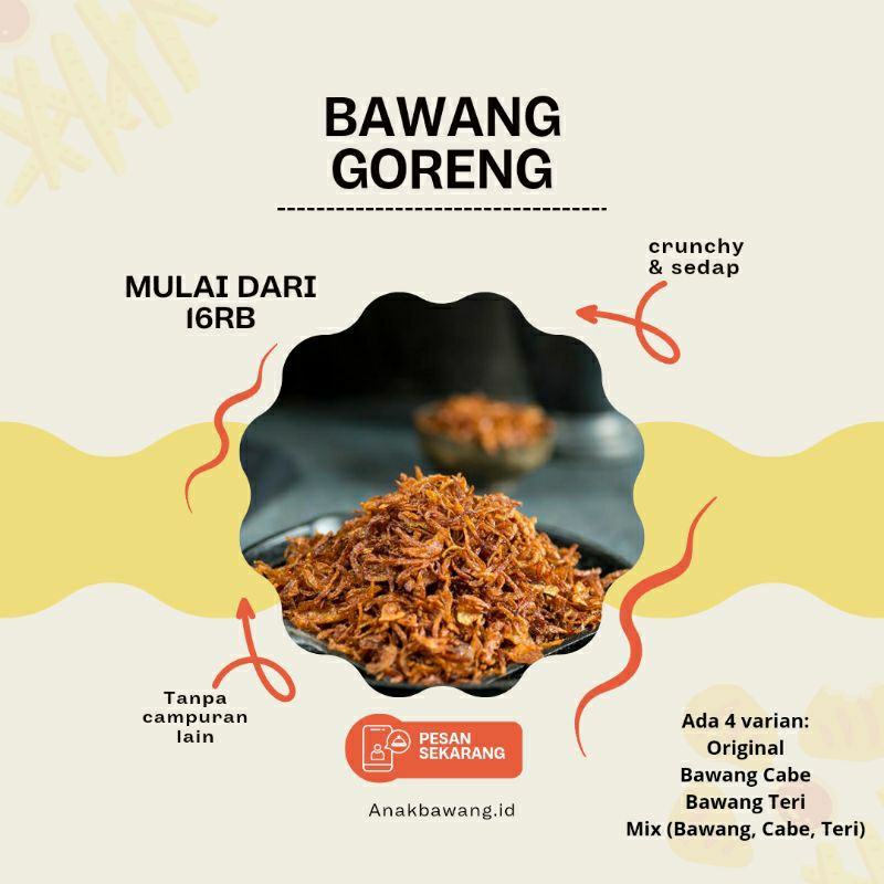 

Bawang Goreng Spesial Original 200gr