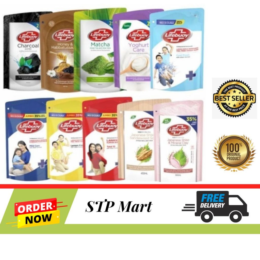 LIFEBUOY Sabun Mandi ANTIBACTERIAL BODY WASH 400ML - SABUN CAIR LIFEBUOY
