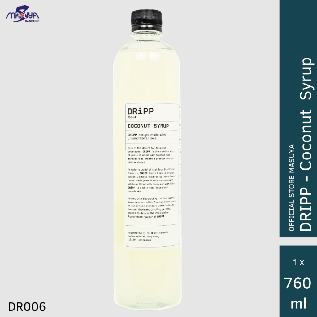 

DRiPP Coconut Syrup 760ml Sirup Rasa Kelapa