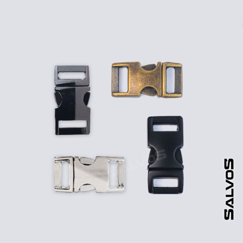 Buckle logam mini 3/8 10mm aksesoris tali gelang jam tangan paracord