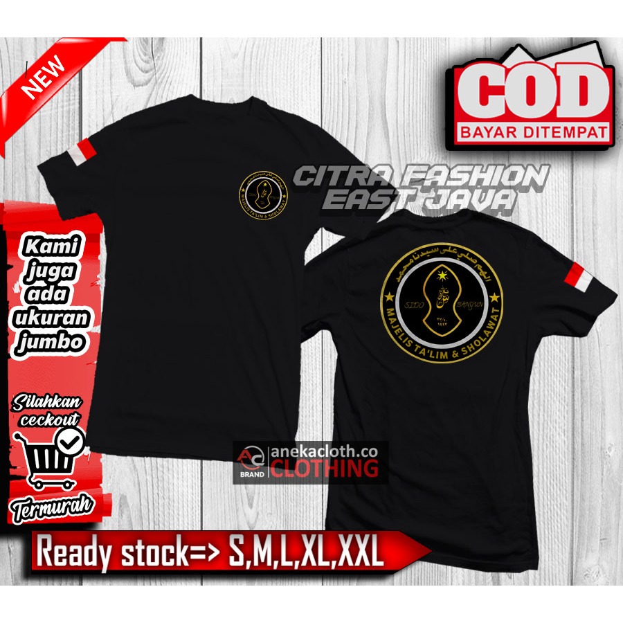 KAOS MAJELIS SHOLAWAT LENGAN PENDEK