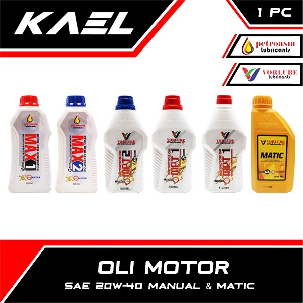 Petroasia Vorlube Oli Motor MAX MPT 1 2 MATIC Motorcycle Oil Minyak Pelumas Motor Matik Manual MPT1 