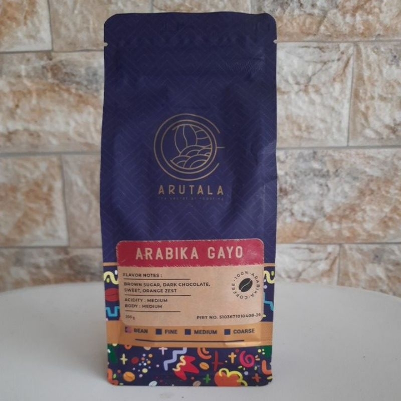 

Bubuk/Biji Kopi ARUTALA ARABIKA GAYO 200 gr