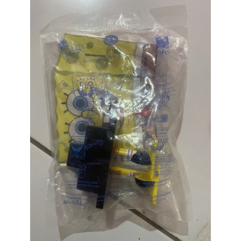 SEGEL Spongebob welcome Home KFC rare mix paper 2009