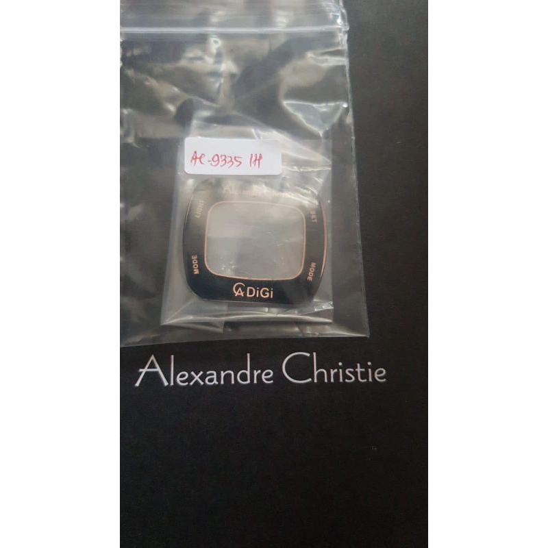 kaca jam tangan wanita Alexandre Christie 9335lh hitam