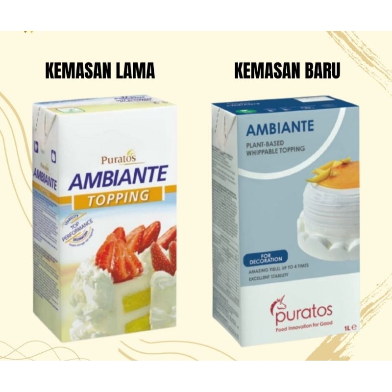 

PURATOS AMBIANTE topping wib cream 1 lt