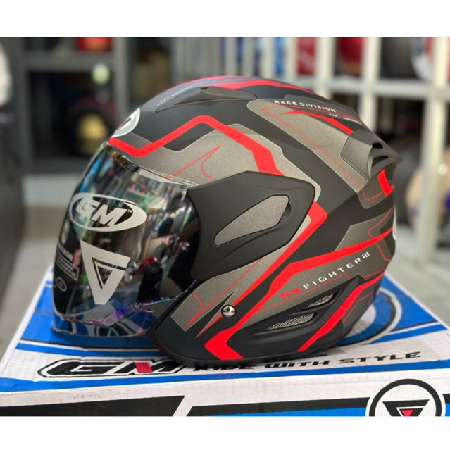 Helm GM Fighter Motif Keren Original