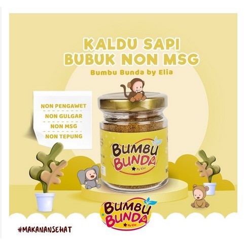 

Bumbu Bunda by Elia Kaldu Sapi Non MSG Non Pengawet Non Gulgar 50gr