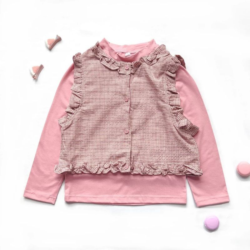 Premium Import 2in1 (Kaos panjang + Outer) Anak Perempuan 2-5 tahun