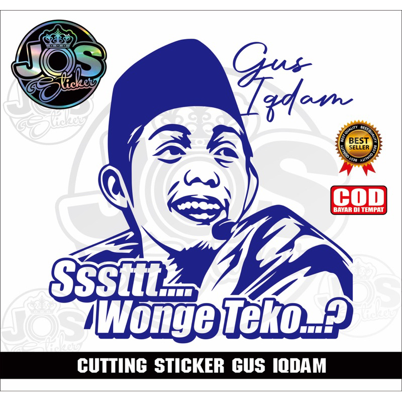 cutting sticker SILUET gus IQDAM sTICKER Viral SSSTT WONGE TEKO