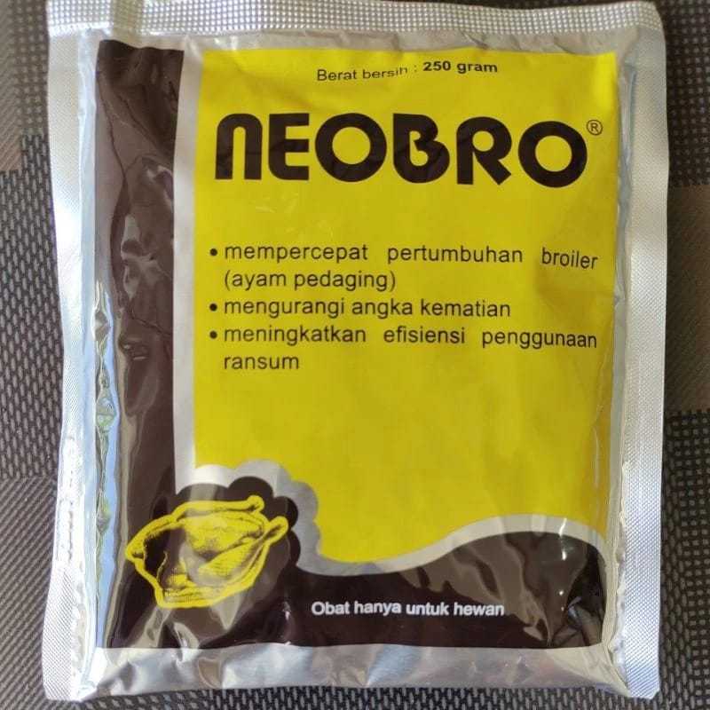 NEOBRO 250 gram Vitamin penambah nafsu makan ayam pedaging