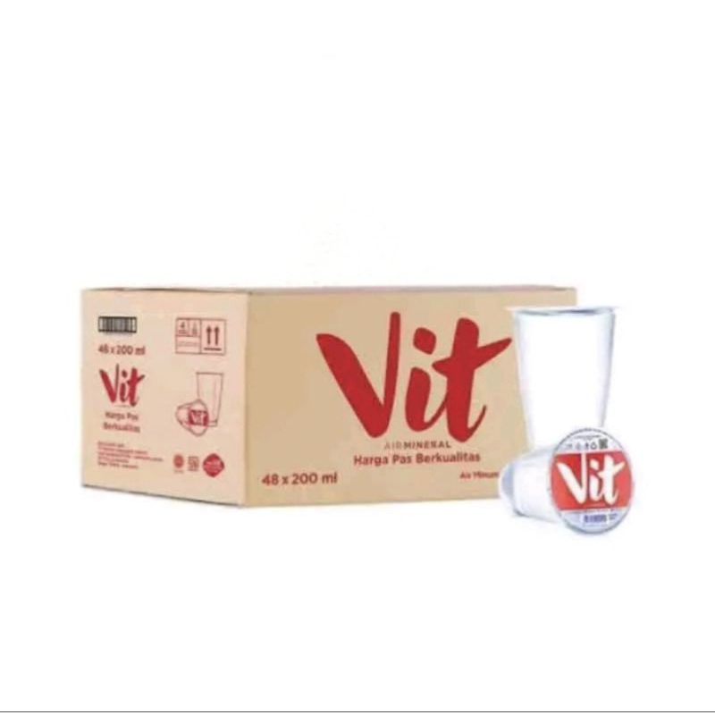 

[1 DUS KHUSUS INSTANT] VIT Minuman Kemasan Gelas (48×200ML)