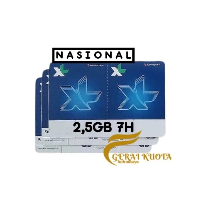 Xl 2,5GB 7Hari [ Voucher Ori ]