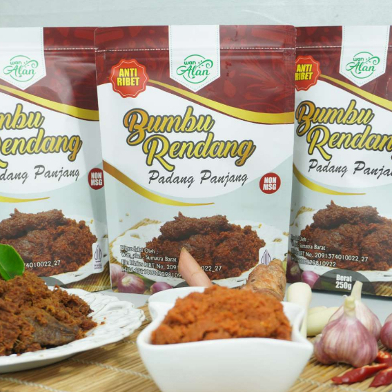 

Bumbu Rendang khas minangkabau anti ribet