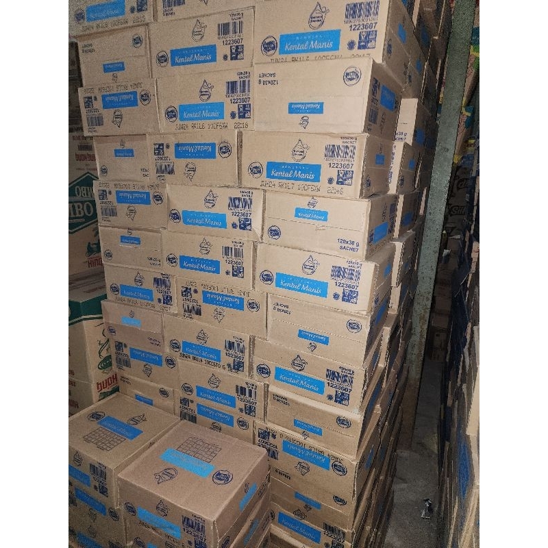 

( 1 dus isi 120 bks) susu kental manis bendera sachet renteng susu frisian flag renceng sachet