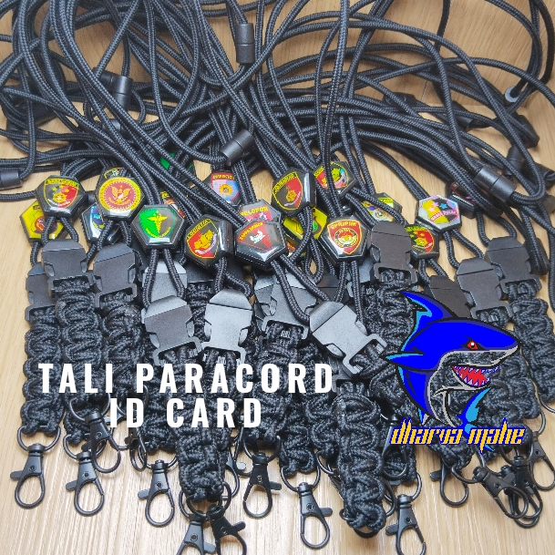 

Tali Id Card Paracord, Tali Gantungan ID Card, Tali ID Card Tactical Logo, Tali Id Card Pursik, Hexa