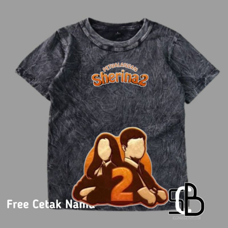 Petualangan Sherina 2 Kaos Anak Film Petualangan Sherina 2 Katun Washed