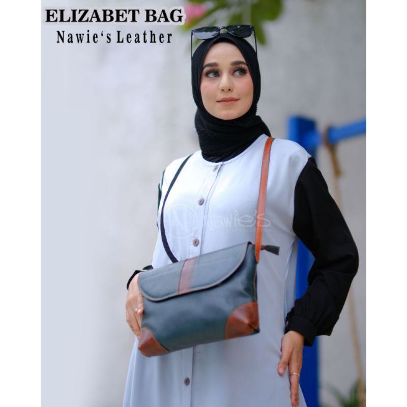 Nawies Leather - Tas Kerja Kulit Wanita Slempang / Elizabeth Bag Nawies Leather
