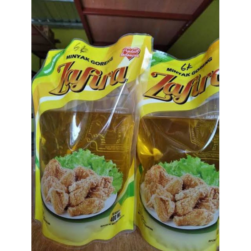 

Minyak Goreng Zafira 400ml