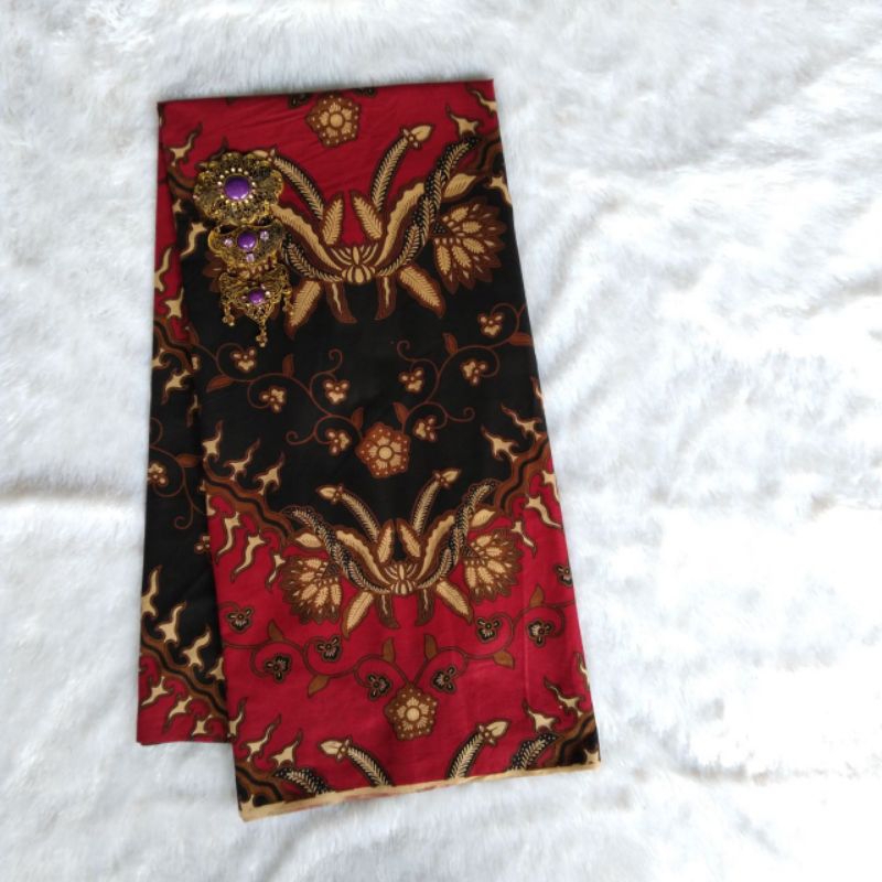 KAIN BATIK KERIS UKURAN 210CM X 110CM / KAIN JARIK ROK KEBAYA