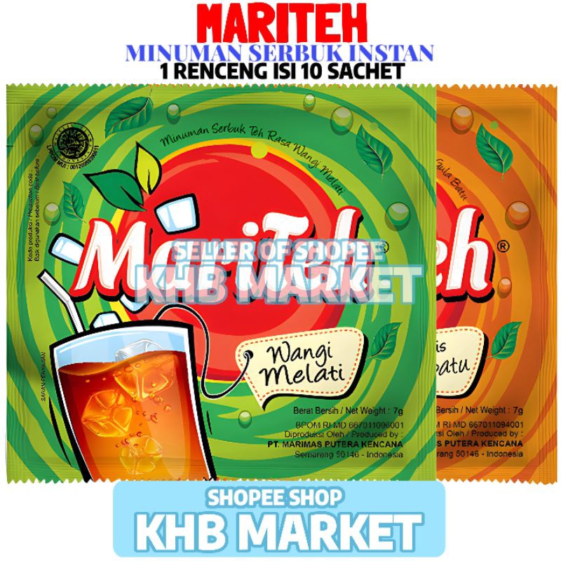 

Mariteh Minuman 1 Renceng Isi 10 Sachet