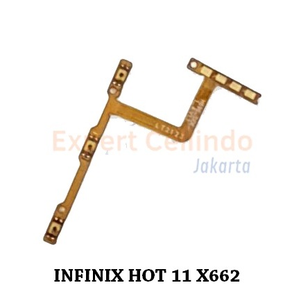 Flexible Power On Off Volume Infinix Hot 11 X662 High Quality Sparepart HP Infinix