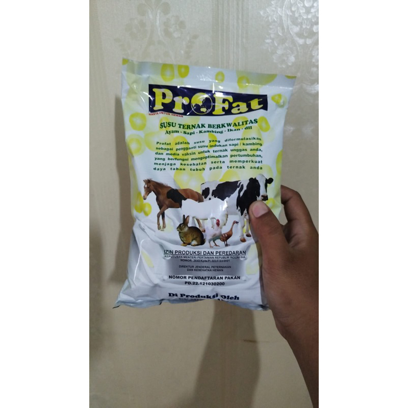 TERLARIS PROFAT SUSU FORMULA HEWAN 1 KG Pengganti susu Indukan hewan ternak sapi,kuda,kelinci,ayam,i