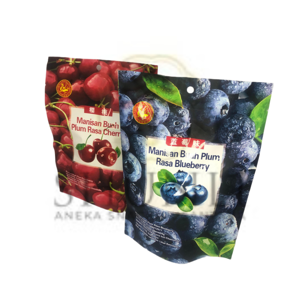 

MANISAN BUAH PLUM BASAH RASA BUAH BLUEBERRY CERRY 220 GR CHEN LIANG JI