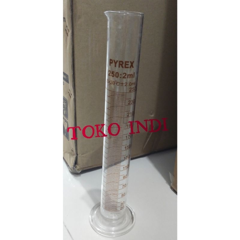 Gelas Ukur 250 ml Pyrex / GELAS UKUR PYREX 250 ML