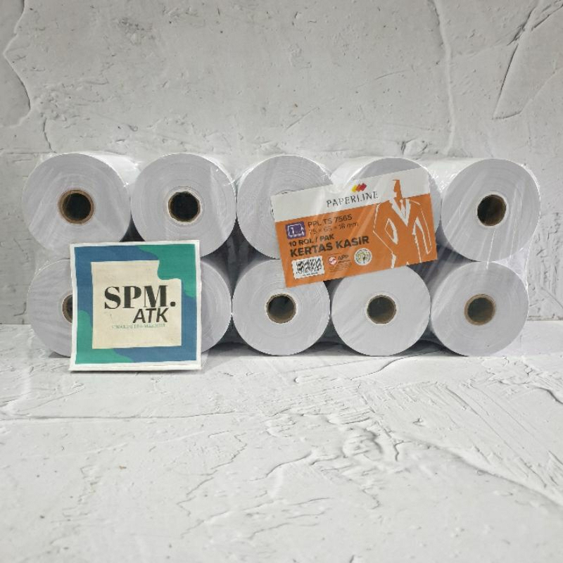 

HJK ( 10 Roll ) Kertas Struk Paperline 75 X 65