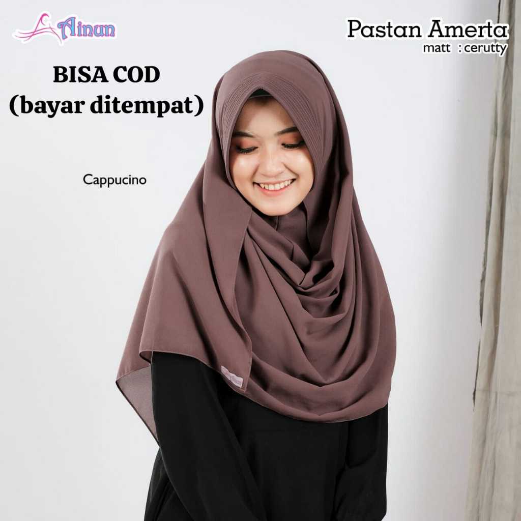 Ainun Hijab Pashmina Instan Pad Amerta Terbaru