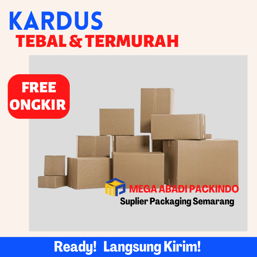 

Kardus baru dus karton dos packing pembungkus