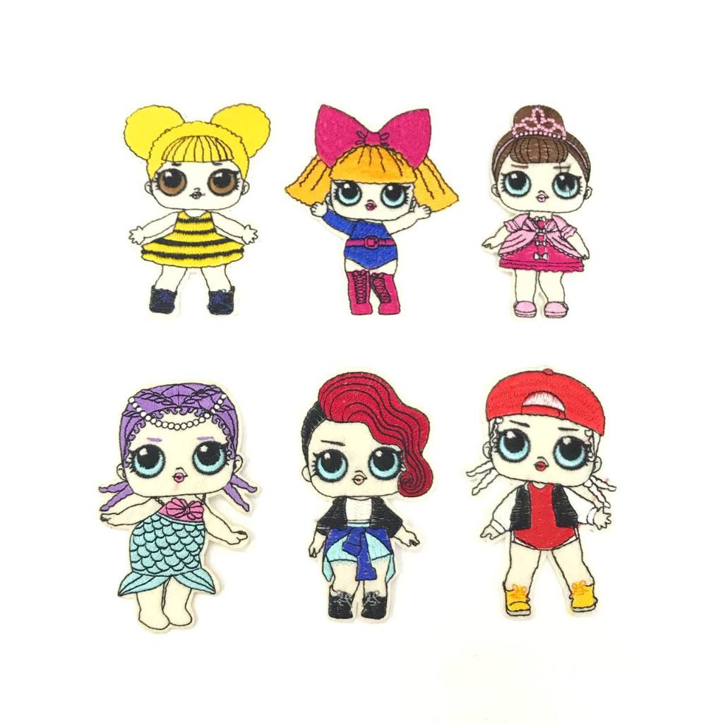 1 BUAH - IRON PATCH BONEKA LOL BESAR / EMBLEM SETRIKA