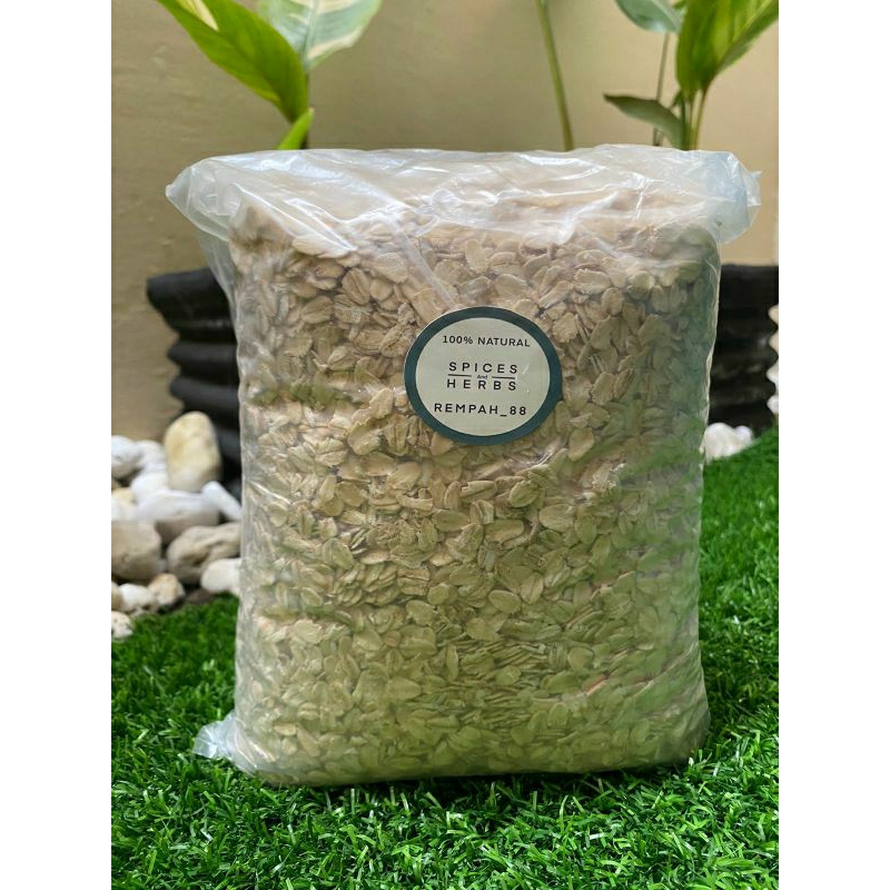 

Rolled Oat 1 kg / Gandum utuh / Oatmeal Sereal