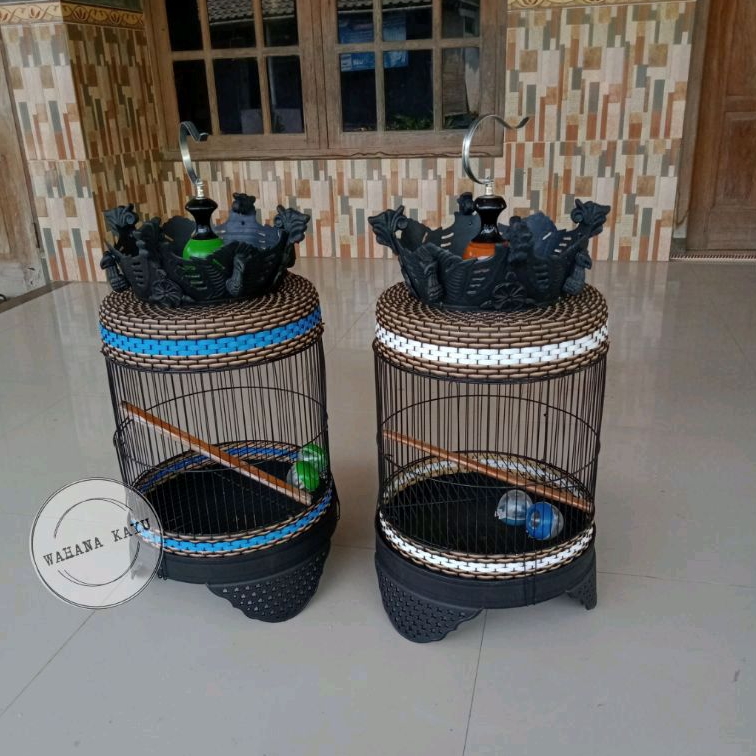 Sangkar burung perkutut ram besi fulset  varian terbaru