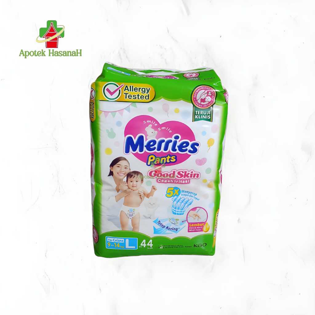Pempers Bayi Merries L44 9-14kg