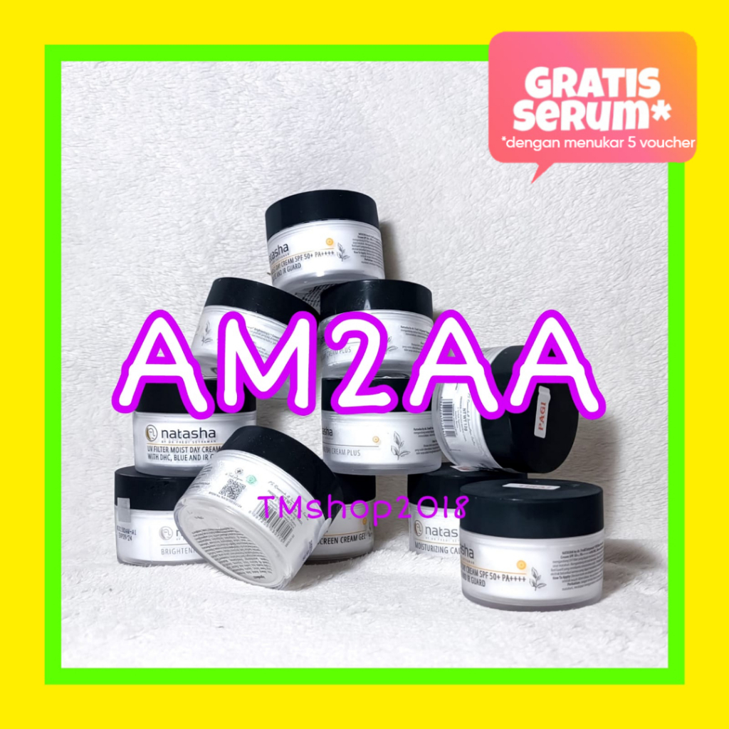 Krim Jerawat Malam Natasha AM2AA Acne Night Cream 10 gram by dr Fredi Setyawan Original Skincare Asl