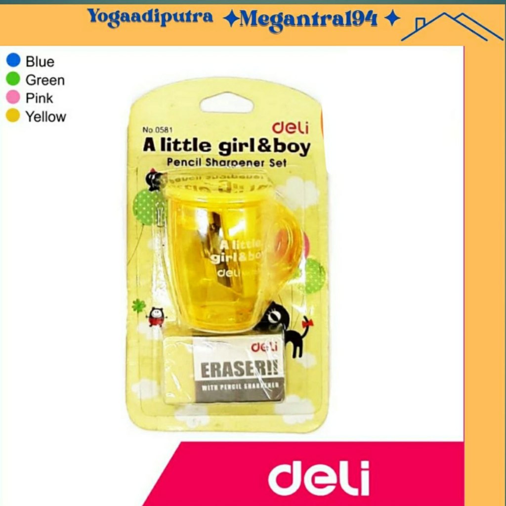 

Rautan Penghapus Deli - 0581- Warna Hijau
