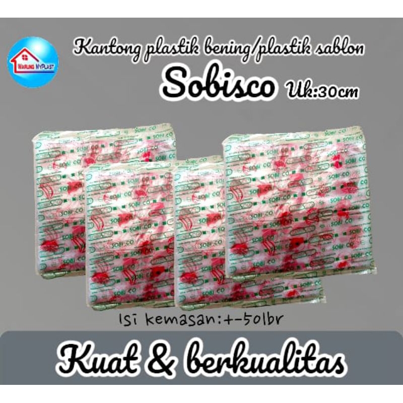 Plastik sablon /sobisco uk 30cm/ Plastik motif buah besar