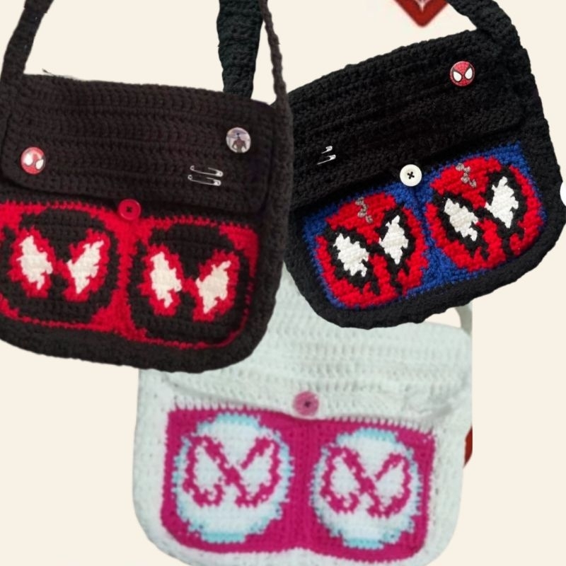 Spider-Verse Crochet Bag